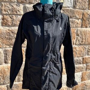 Volcom Black Windbreaker Jacket